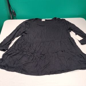 NWT Ava James Women's Black Top Size XL